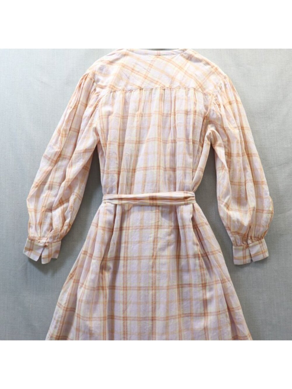 Ulla Johnson Fayette Plaid Midi Shirt Dress Size with Slip 12 NWT - Picture 10 of 16